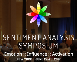 Join us at THE event for consumer, media, social & finance sentiment analysis.